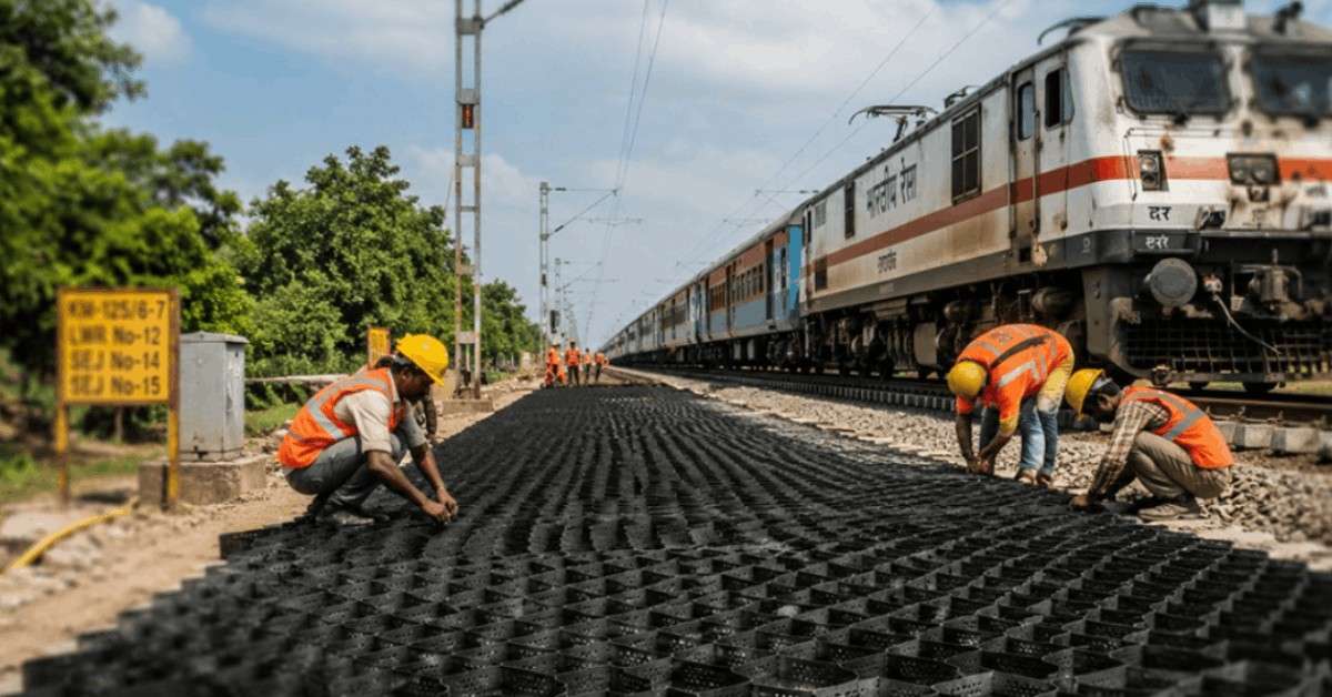 Geosynthetics for railway construction